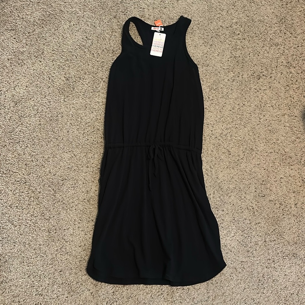 Sundry Racetrack Tank dress - black